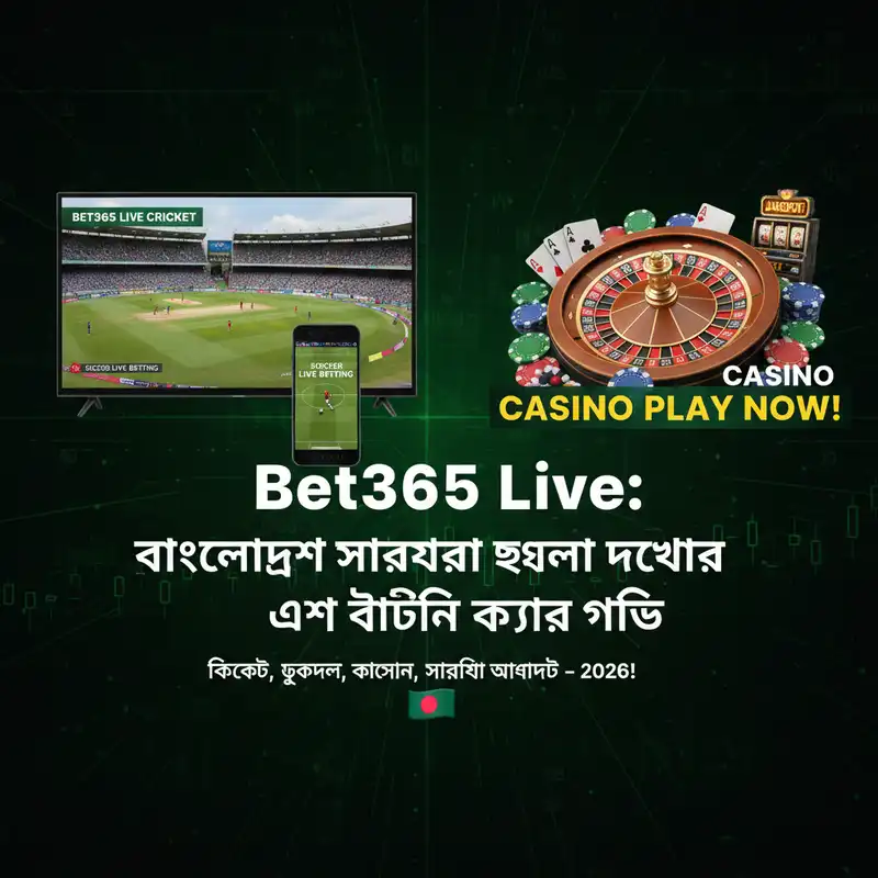 Bet365 Live Streaming Bangladesh - সরাসরি খেলা দেখুন